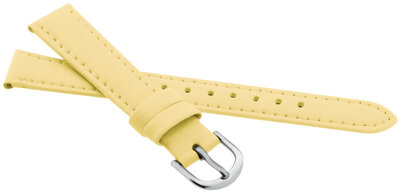 Curea din piele artificială JVD RJ7148.27 14mm, culoarea galbenă