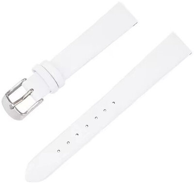 Curea din piele Ricardo Vicenza, alb, Quick Release
