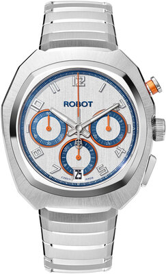 Robot Robotic One Silver 2501ST01 Automatic Chronograph (+ curea de rezervă)
