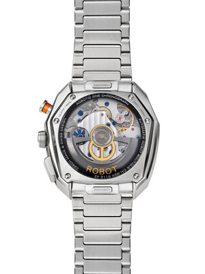 Robot Robotic One Silver 2501ST01 Automatic Chronograph (+ curea de rezervă)