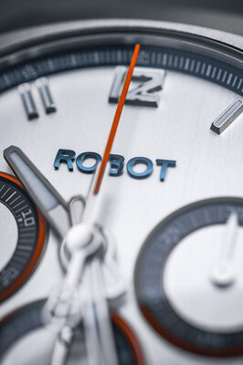 Robot Robotic One Silver 2501ST01 Automatic Chronograph (+ curea de rezervă)