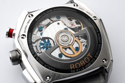 Robot Robotic One Silver 2501ST01 Automatic Chronograph (+ curea de rezervă)