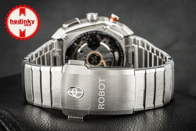 Robot Robotic One Silver 2501ST01 Automatic Chronograph (+ curea de rezervă)
