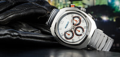 Robot Robotic One Silver 2501ST01 Automatic Chronograph (+ curea de rezervă)