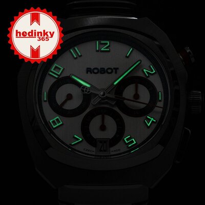 Robot Robotic One Silver 2501ST01 Automatic Chronograph (+ curea de rezervă)