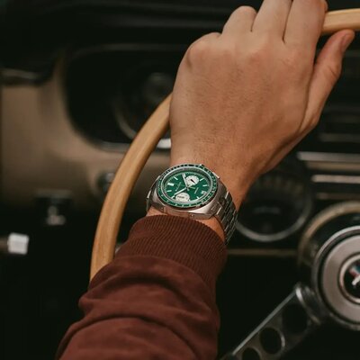 Bulova Archive Series Racer Quartz Chronograph 98B468