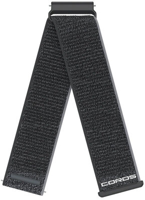 Curea de nailon Coros (pro Apex 4 46mm, Nomad), culoarea neagră, Quick Release