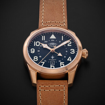 Prim Pilot Dual Time Automatic W91P.13250.E Limited Edition 50pcs