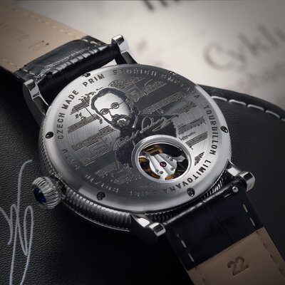 Prim Tourbillon Bedřich Smetana Gold Automatic W91P.13235.B Limited Edition 25pcs