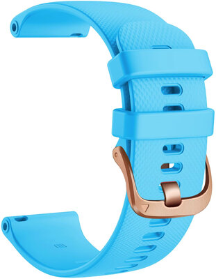 Curea din silicon Ricardo Aprica 20mm, Blue, Quick Release