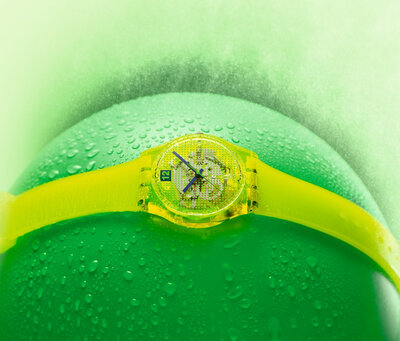 Swatch Luminously Lemon SO28J103