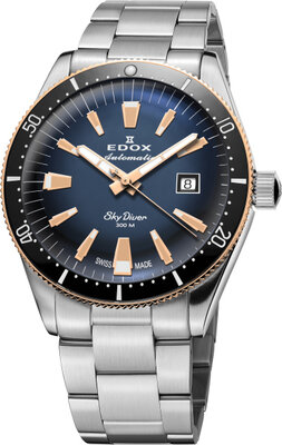 Edox SkyDiver Automatic Date 80126-357RNM-BUIDR Limited Edition (+ curea de rezervă)