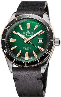 Edox SkyDiver Automatic Date 80126-357RNM-VIR Limited Edition (+ curea de rezervă)