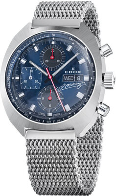 Edox Sportsman Automatic 01132-3BU-BUGN Fangio Limited Edition 115pcs (+ curea de rezervă)