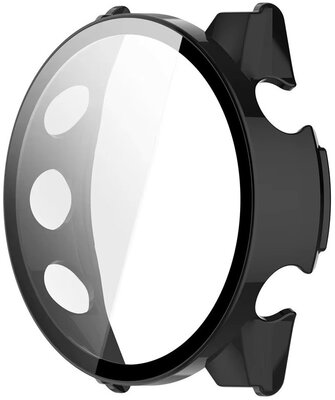 Capac de protecție (pro Garmin Forerunner 70/170), plastic, culoarea neagră + Geam