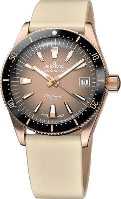 Edox SkyDiver 38 Date Automatic 80131-37rnc-vdbei (+ curea de rezervă)
