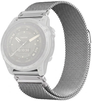 brățară din oțel inoxidabil Ricardo Champoluc 20mm, Silver, QuickFit