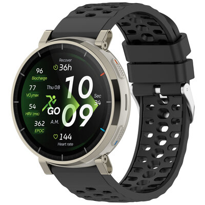 Curea de silicon Amazfit 20 mm (pro Active 3 Premium), Black