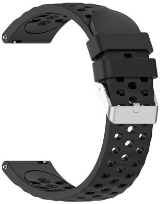 Curea de silicon Amazfit 20 mm (pro Active 3 Premium), Black