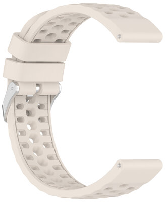 Curea de silicon Amazfit 20 mm (pro Active 3 Premium), Cream