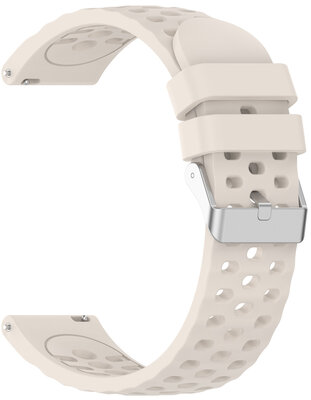 Curea de silicon Amazfit 20 mm (pro Active 3 Premium), Cream