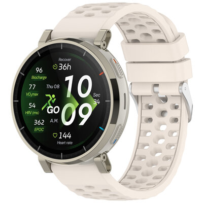 Curea de silicon Amazfit 20 mm (pro Active 3 Premium), Cream
