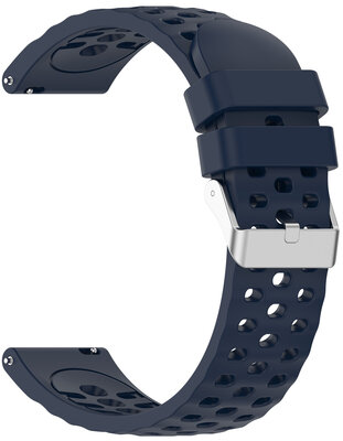 Curea de silicon Amazfit 20 mm (pro Active 3 Premium), Dark Blue