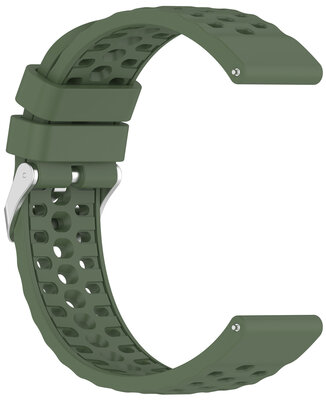 Curea de silicon Amazfit 20 mm (pro Active 3 Premium), Dark Green