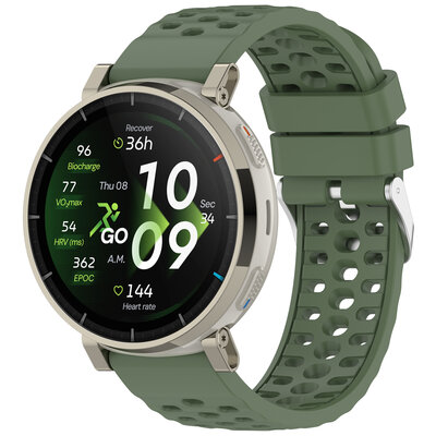 Curea de silicon Amazfit 20 mm (pro Active 3 Premium), Dark Green