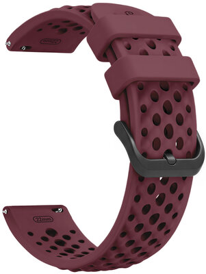 Curea de silicon Amazfit 22 mm (pro Active Max), Burgundy