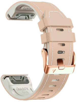 curea din piele Ricardo Sansicario 20mm, Beige, QuickFit