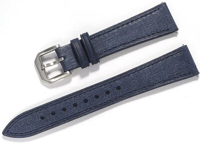 Curea din piele Ricardo Adria premium 20mm, Blue, Quick Release