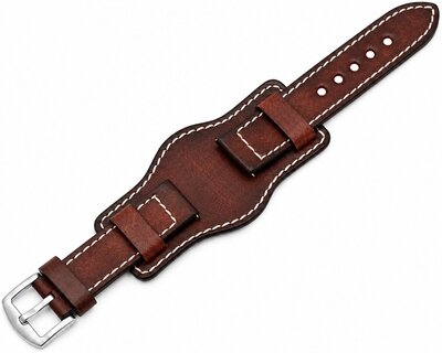 Curea din piele Ricardo Asti premium, Red, Quick Release