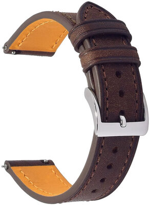Curea din piele Ricardo Orvieto premium, Brown, Quick Release