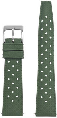 Curea din cauciuc Ricardo Terni premium 20mm, Green, Quick Release