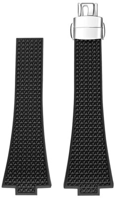 Curea de silicon Ricardo Ivrea premium 12mm (pro Tissot PRX), Black
