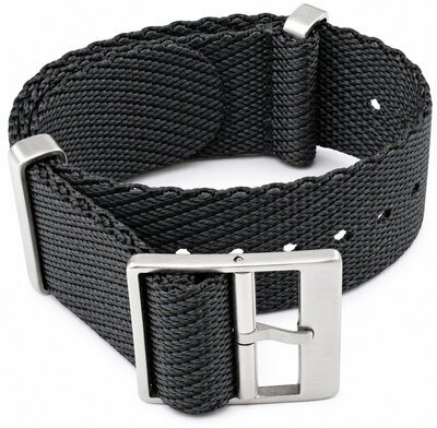 Curea textilă Ricardo Mantova premium, Gray, NATO