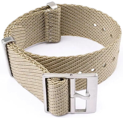 Curea textilă Ricardo Mantova premium, Khaki, NATO