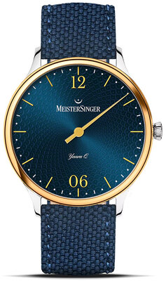 MeisterSinger Yaara Q Sunburst Blue with Gold Quartz YAQ917G