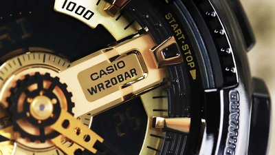 Casio G-Shock Original GA-110GB-1AER Black & Gold Special Edition