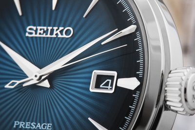 Seiko Presage Automatic SRPB41J1 Blue Moon Cocktail Time