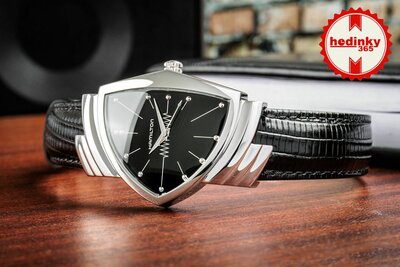 Hamilton Ventura Quartz H24411732 (Men in Black)