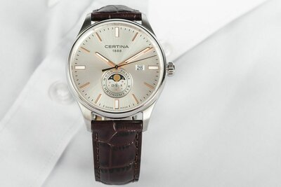 Certina DS-8 Quartz COSC Chronometer Moon phase C033.457.16.031.00
