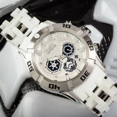 Invicta Star Wars Quartz 26552 Stormtrooper Limited Edition 1977buc