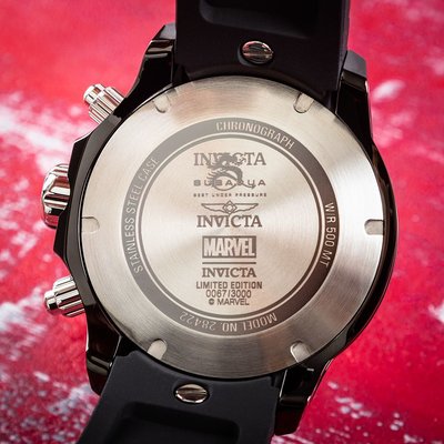 Invicta Marvel Quartz 52mm 28422 Punisher Limited Edition 3000pcs
