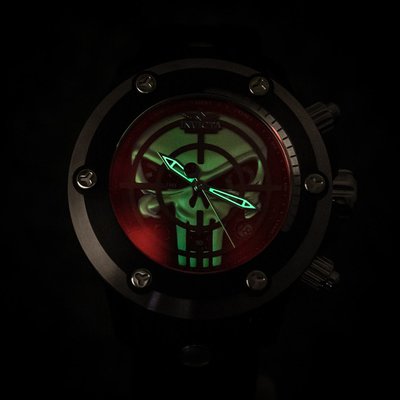 Invicta Marvel Quartz 52mm 28422 Punisher Limited Edition 3000pcs