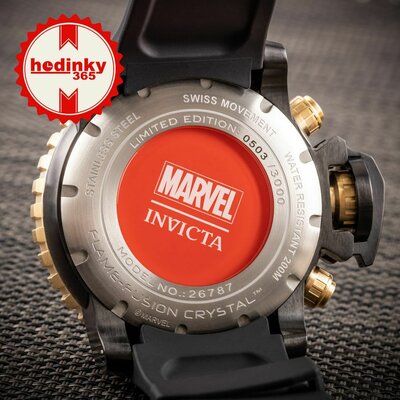 Invicta Marvel Quartz 26787 Punisher Limited Edition 3000buc