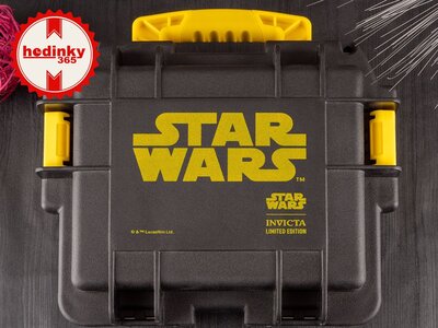 Cutie Invicta pentru depozitare ceasuri 3buc, neagră, Star Wars (DC3STWAR)