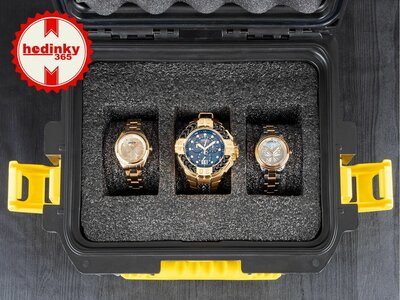 Cutie Invicta pentru depozitare ceasuri 3buc, neagră, Star Wars (DC3STWAR)