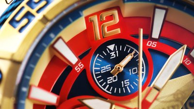 Invicta Marvel Lady Quartz 44mm 27019 Captain America Limited Edition 4000pcs